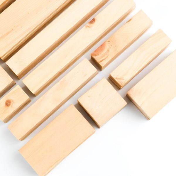 Bausteine aus Zirbenholz